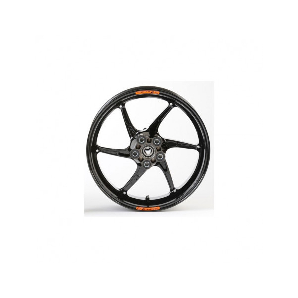 ROUE ARRIERE 17 X 6 MAGNESIUM FORGE CATTIVA OZ SUZUKI GSXR 750 - Couleur : NOIR BRILLANT