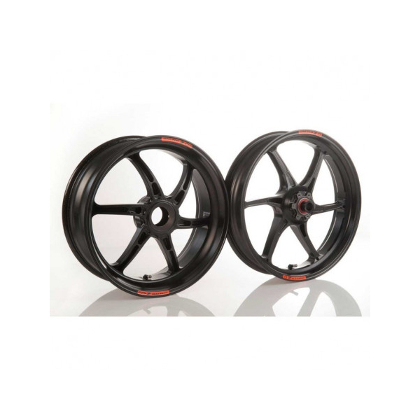 ROUE ARRIERE 17 X 5.5 MAGNESIUM FORGE  POUR VERSION MONOBRAS CATTIVA OZ - Couleur : NOIR BRILLANT