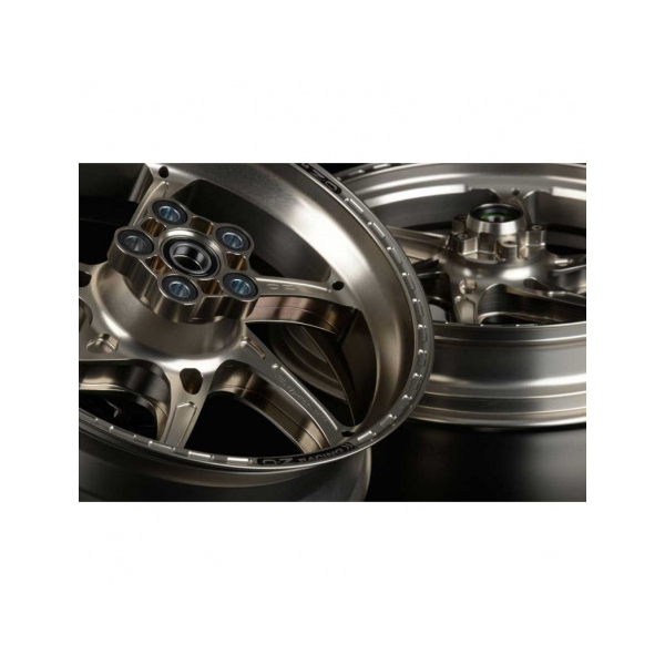 ROUE AVANT 17 X 3.5 ALUMINIUM FORGE GASS RSA OZ YAMAHA R 1 - Couleur : TITANE