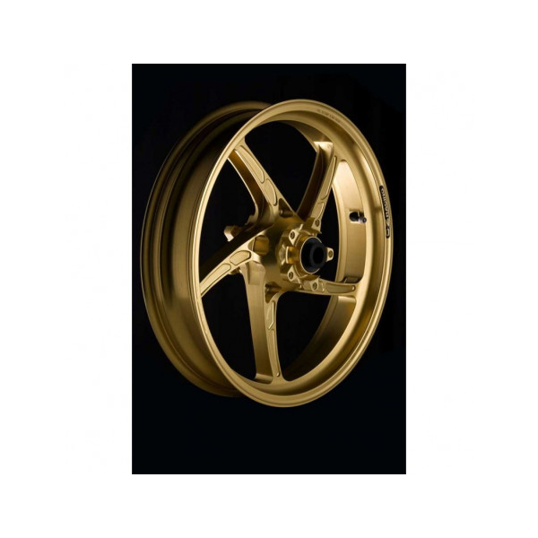 ROUE AVANT 17 X 3.5 ALUMINIUM FORGE PIEGA OZ SUZUKI HAYABUSA - Couleur : NOIR MAT
