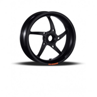 ROUE ARRIERE 17 X 5.5 ALUMINIUM FORGE  POUR VERSION MONOBRAS PIEGA OZ TRIUMPH Sp - Couleur : NOIR BRILLANT