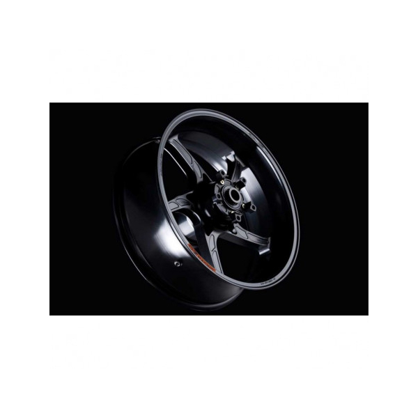 ROUE ARRIERE 17 X 6 ALUMINIUM FORGE PIEGA OZ YAMAHA R 1 - Couleur : NOIR MAT