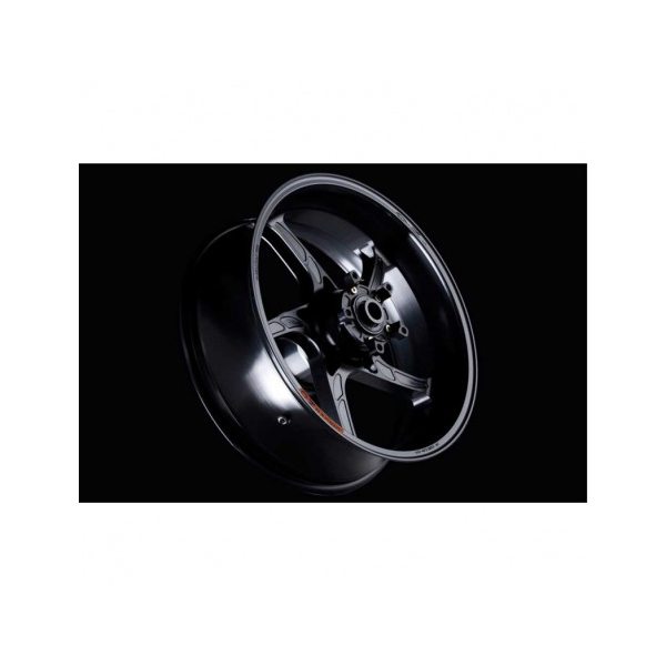 ROUE ARRIERE 17 X 6 ALUMINIUM FORGE PIEGA OZ YAMAHA FZ 1 - Couleur : NOIR MAT