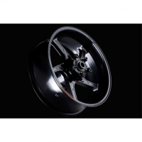 ROUE ARRIERE 17 X 6 ALUMINIUM FORGE PIEGA OZ YAMAHA R 1 - Couleur : NOIR BRILLANT 