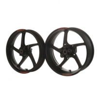 ROUE AVANT 17 X 3.5 ALUMINIUM FORGE PIEGA R POUR PISTE OZ - Couleur : OR