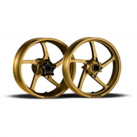 ROUE AVANT 17 X 3.5 ALUMINIUM FORGE PIEGA R POUR PISTE OZ BMW S 1000 RR - Couleur : OR