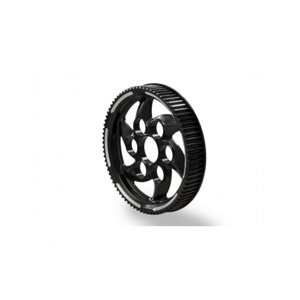 COURONNE COURROIE ARRIERE NOIR ALU CNC RACING DUCATI X DIAVEL