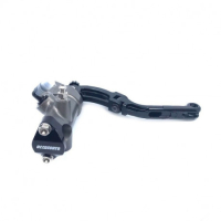 MAITRE CYLINDRE DE FREIN 19X18 CNC AVEC LEVIER REPLIABLE - Couleur : OR
