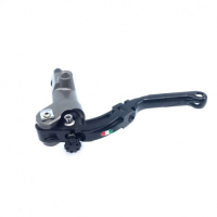 MAITRE CYLINDRE DE FREIN 19X18 CNC AVEC LEVIER REPLIABLE - Couleur : OR