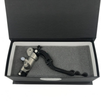 MAITRE CYLINDRE DE FREIN 19X18 CNC AVEC LEVIER REPLIABLE - Couleur : OR