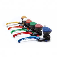 EMBRAYAGE MAITRE CYLINDRE BOCAL INT 19X20 AVEC LEVIER REPLIABLE - Couleur : OR, Type : Court 