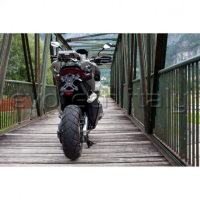 HONDA XADV SUPPORT DE PLAQUE REGLABLE - Couleur : argent