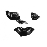 YAMAHA R3 KIT PROTECTION CARTER COTE GAUCHE ET DROIT ALU TAILLE MASSE BONAMICI - Couleur : SILVER 