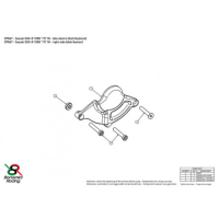 SUZUKI GSXR 1000 PROTECTION CARTER DISTRIBUTION ALU TAILLE MASSE BONAMICI - Couleur : OR