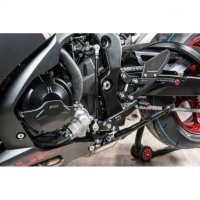 SUZUKI GSXR 1000 KIT PROTECTION CARTER COTE GAUCHE ET DROIT ALU TAILLE MASSE BON - Couleur : OR