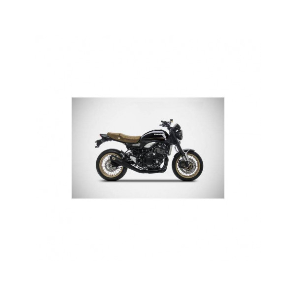 Ligne complète d'échappement inox racing 4 en 1 Kawasaki z900rs Zard