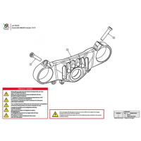 HONDA CBR 1000 RR TE DE FOURCHE SUPERIEUR RACE BONAMICI RACING - Couleur : SILVER