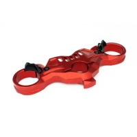 DUCATI PANIGALE V4 TE FOURCHE SUPERIEUR NOUVEAU DESIGN EVOTECH -fourche showa- - Couleur 1 : SILVER