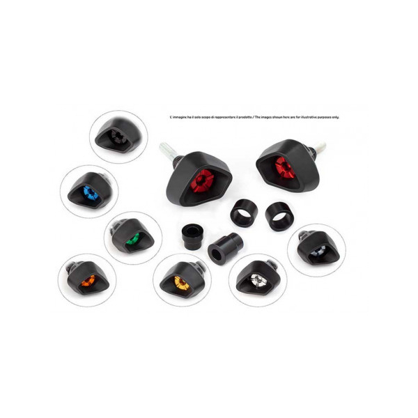MV AGUSTA BRUTALE 800 EURO3 KIT DEFENDER EVOTECH NEW DESIGN - Couleur : NOIR