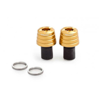 HONDA CB 125 R EMBOUTS DE GUIDON EVOTECH - Couleur : TITANE