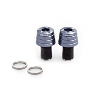 HONDA CB 125 R EMBOUTS DE GUIDON EVOTECH - Couleur : TITANE