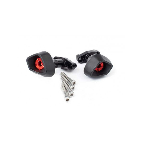 KAWASAKI Z750 / Z1000 KIT STREET DEFENDER EVOTECH NEW DESIGN - Couleur : ROUGE