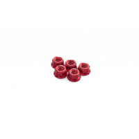 KIT ECROUS POUR BRIDE PORTE COURONNE 5 TROUS DUCATI - Couleur : ROUGE