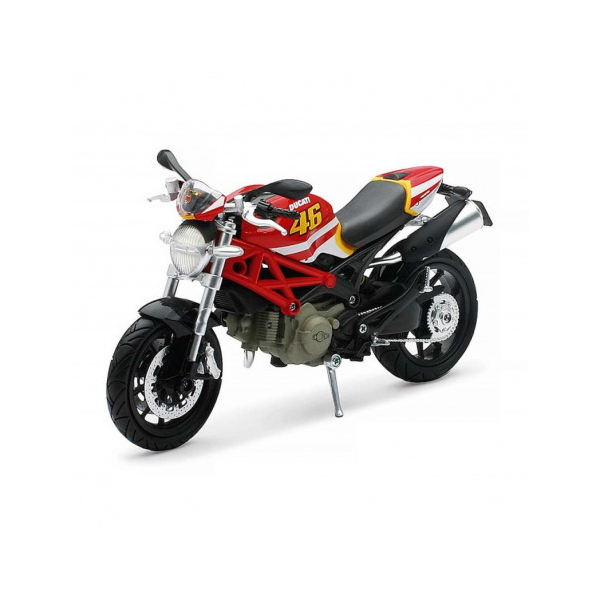 Miniature moto Ducati Monster 796 Rossi Edition 1/12