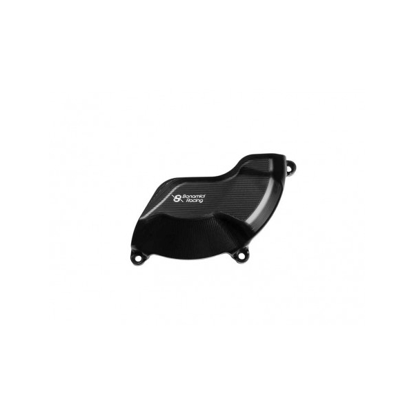 DUCATI PANIGALE V4 PROTECTION CARTER COTE DROIT 2 PARTIES ALU TAILLE MASSE BONAM - Couleur : NOIR