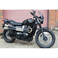 Bulle Dart Marlin Triumph Street Scrambler - Couleur : FUMEE