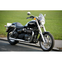 Bulle Dart Classic Triumph America et Speedmaster grands phares - Couleur : FUMEE