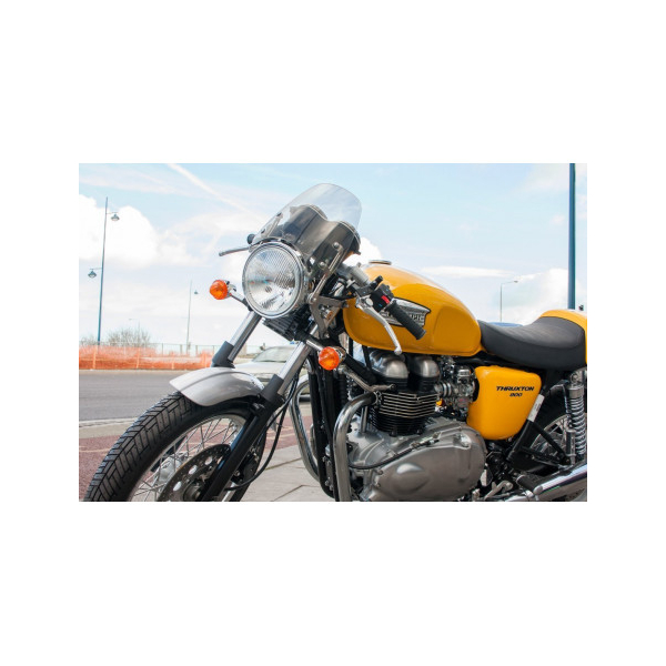 Bulle Dart Classic Triumph Thruxton 2004-15 refroidissement air - Couleur : FUMEE