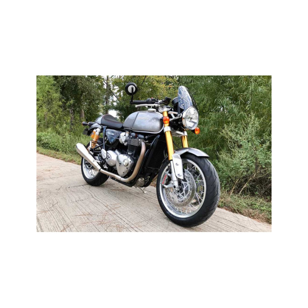 Bulle Dart Classic Triumph Thruxton 1200 refroidissement eau - Couleur : TRANSPARENTE