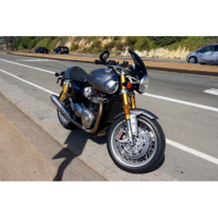 Bulle Dart Marlin Triumph Thruxton 1200 refroidissement eau - Couleur : FUMEE