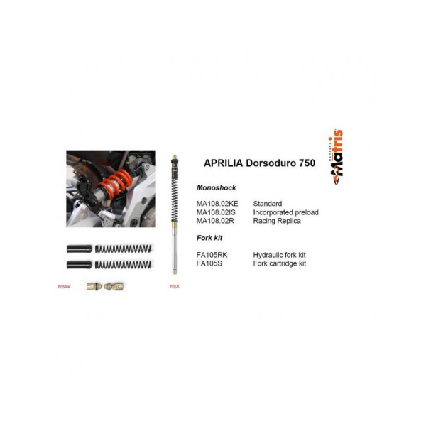 amortisseur AR Matris M46K APRILIA DORSODURO 750 08-16 - 1200 10-16 - 900 17