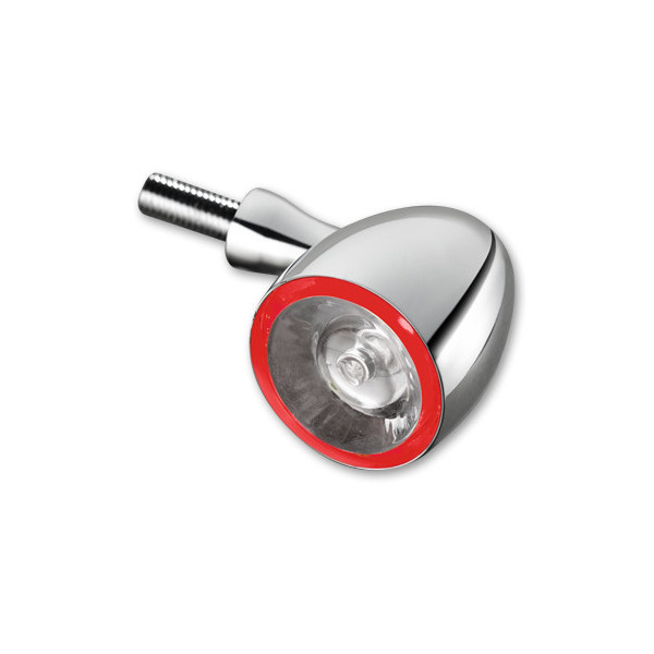 CLIGNOTANT ET FEU POSITION ET FEU STOP LED BULLET 1000 DF CHROME UNITE ARRIE