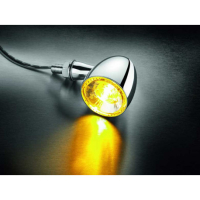 CLIGNOTANT ET FEU POSITION LED BULLET 1000 PL CHROME UNITE AVANT