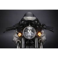 CLIGNOTANT ET FEU POSITION LED BULLET 1000 PL CHROME UNITE AVANT