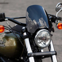 Bulle Dart Classic Harley-Davidson FXST/C Softail 41mm forks jusqu'à 2011 - Couleur : FUMEE