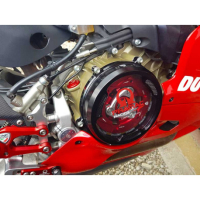 Carter embrayage transparent panigale - Couleur : ROUGE