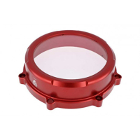 Couvercle transparent pour embrayages à sec Ducati - Couleur 1 : ROUGE