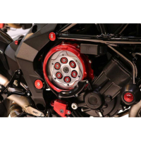 PROTECTION DE CARTER EMBRAYAGE CNC RACING MV AGUSTA - Couleur : ROUGE