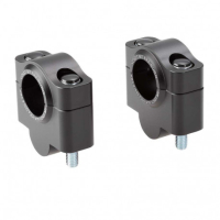 Paire rehaussers de guidon 30mm pour guidon 28.6mm - Couleur : noir