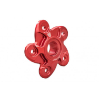 Bride porte couronne 5 trous Ducati 848/SF848 - Couleur : ROUGE 