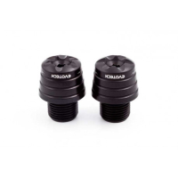 DUCATI PANIGALE 899/959/1199/1299 EMBOUTS DE GUIDON EVOTECH - Couleur : NOIR