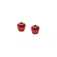 PAIRE EMBOUT DE REPOSES PIEDS GRIPS - Couleur : ROUGE