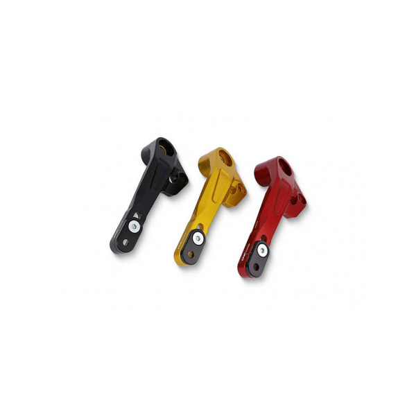 KIT LEVIER DE VITESSE ET DE FREIN CNC RACING DUCATI MULTISTRADA - Couleur 1 : ROUGE