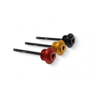 BOUCHON DE CARTER D HUILE CNC RACING UNIVERSEL M24X3 AVEC NIVEAU - Couleur : ROUGE 