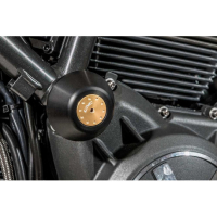 Butées pour moteur, cadre et carénage Ducati Scrambler - Couleur : NOIR 