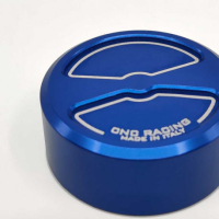 Bouchon de réservoir maître-cylindre d'embrayage CNC Racing M37x4 - Couleur : BLEU